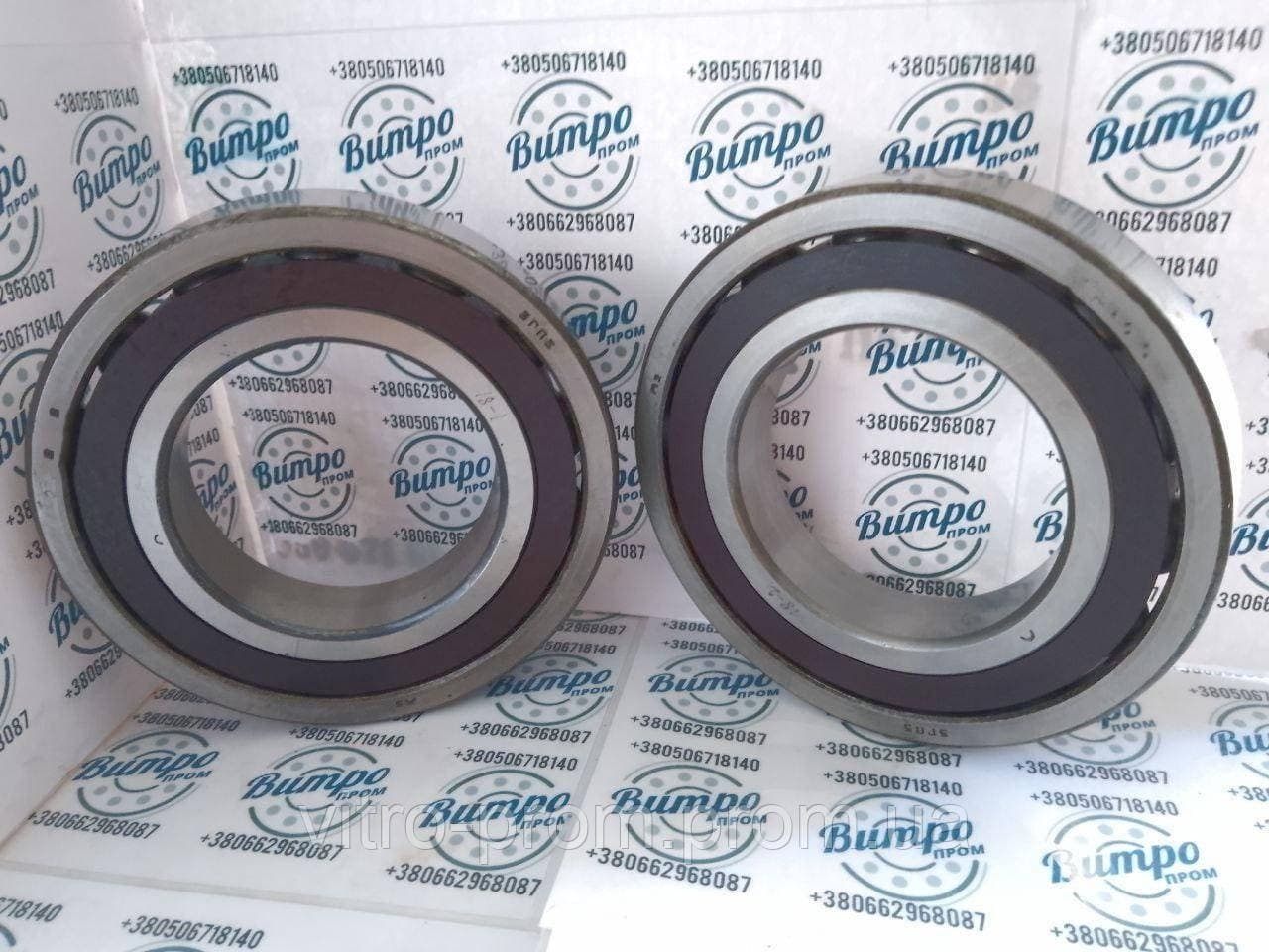 Підшипник 2-446215 (7215ACD/P2DT) 3 ГПЗ, СРСР, ГОСТ, кульковий радіально наполегливий дуплекс, поліа